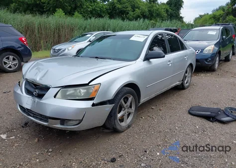 2007 Hyundai Sonata Limited/Se V6 из США, поврежденный, VIN 5NPEU46F87H287579